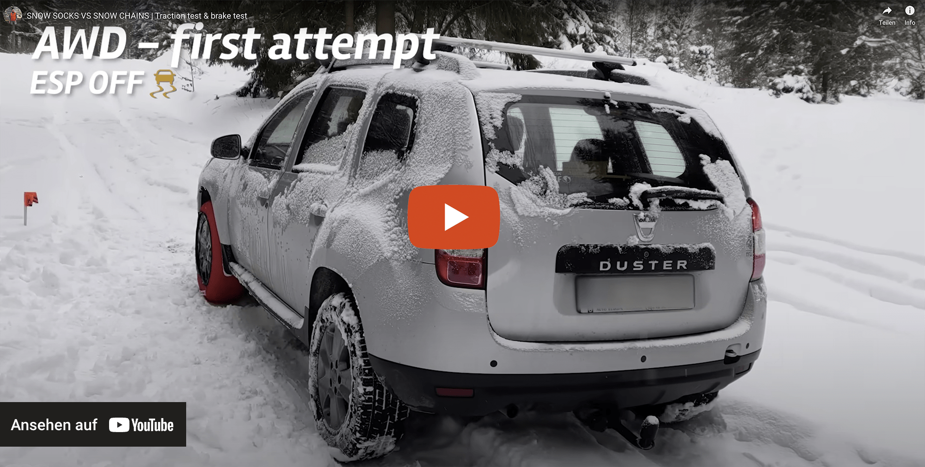 Schneesocken Video