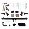 Attelage rotule démontable AUTO-HAK + faisceau TowTec universel 7 broches
