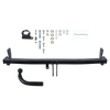 Attelage col de cygne AUTO-HAK + faisceau TowTec universel 7 broches