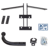 Attelage col de cygne AUTO-HAK + faisceau TowTec universel 7 broches