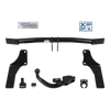 Attelage rotule démontable Brink + faisceau TowTec universel 7 broches