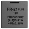 Relais d'indication de direction type de fiche européenne