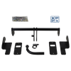 AUTO-HAK Trekhaak stijf incl. TowTec elektrische set 7polig universeel