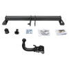 AUTO-HAK Trekhaak afneembaar incl. TowTec elektrische set 7polig specifiek