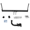AUTO-HAK Trekhaak afneembaar incl. TowTec elektrische set 7polig specifiek