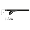 Dakdrager Menabo Sherman 118 cm