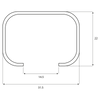 Galerie de toit Thule SmartRack XT 118 cm
