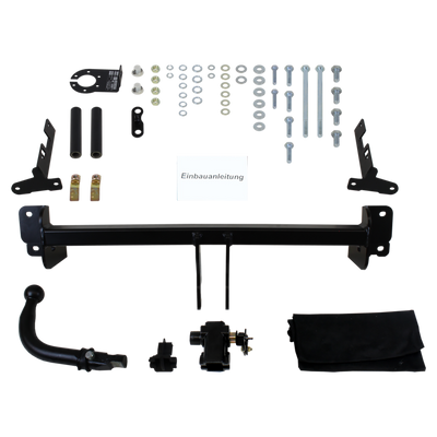 AUTO-HAK Trekhaak afneembaar incl. TowTec elektrische set 7polig universeel