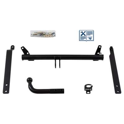Attelage col de cygne AUTO-HAK + faisceau TowTec universel 7 broches
