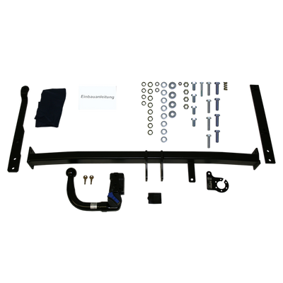 AUTO-HAK Trekhaak afneembaar incl. TowTec elektrische set 7polig universeel
