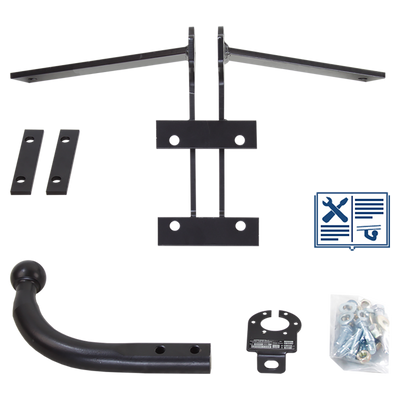 Attelage col de cygne AUTO-HAK + faisceau TowTec universel 7 broches