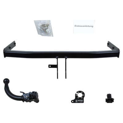 AUTO-HAK Trekhaak afneembaar incl. TowTec elektrische set 7polig universeel