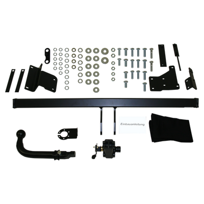 AUTO-HAK Trekhaak afneembaar incl. TowTec elektrische set 7polig universeel
