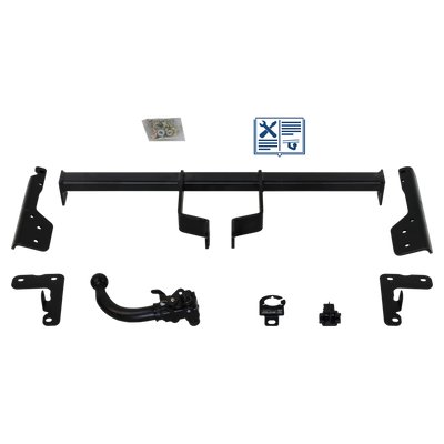 AUTO-HAK Trekhaak afneembaar incl. ECS elektrische set 7polig specifiek