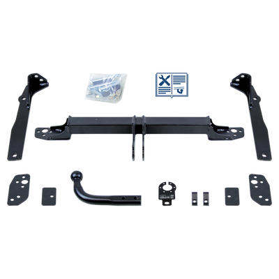 AUTO-HAK Trekhaak stijf incl. TowTec elektrische set 7polig specifiek