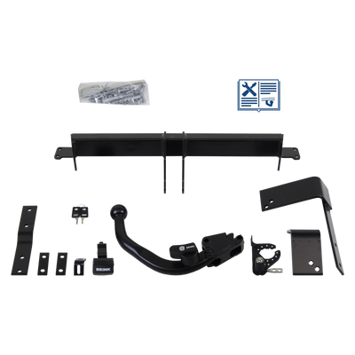 Brink Trekhaak afneembaar incl. TowTec elektrische set 7polig specifiek