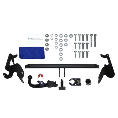 Attelage rotule démontable Brink + faisceau TowTec universel 7 broches
