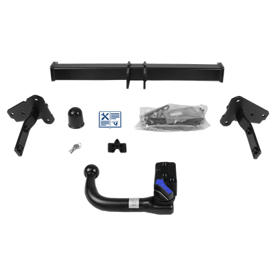 AUTO-HAK Trekhaak afneembaar incl. TowTec elektrische set 7polig specifiek