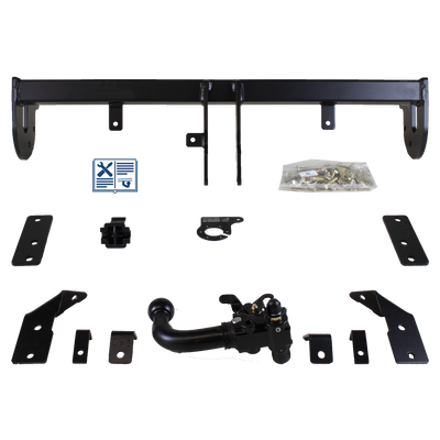 AUTO-HAK Trekhaak afneembaar incl. TowTec elektrische set 7polig universeel