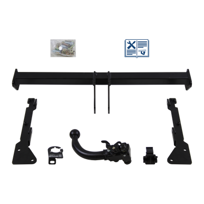 Attelage rotule démontable sans outil horizontale, AUTO-HAK