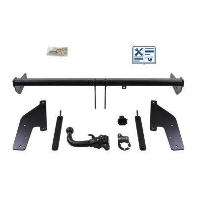 AUTO-HAK Trekhaak afneembaar incl. TowTec elektrische set 7polig specifiek