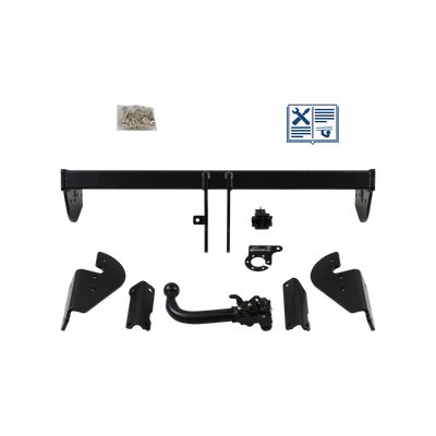 AUTO-HAK Trekhaak afneembaar incl. TowTec elektrische set 7polig specifiek