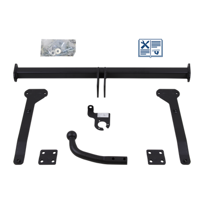 Attelage col de cygne GDW + faisceau TowTec universel 7 broches