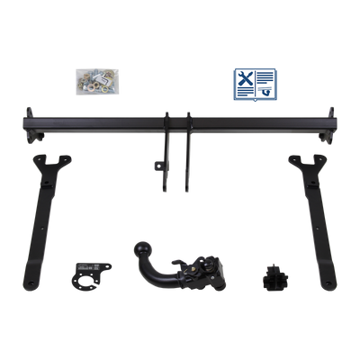 AUTO-HAK Trekhaak afneembaar incl. TowTec elektrische set 7polig specifiek