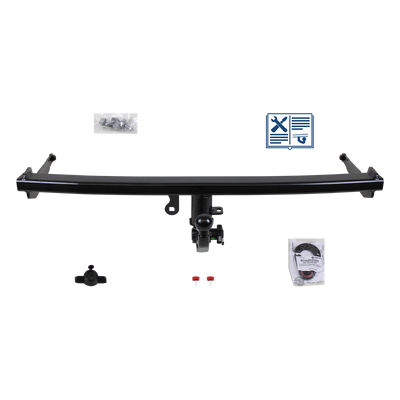 Westfalia Trekhaak afneembaar incl. TowTec elektrische set 7polig universeel
