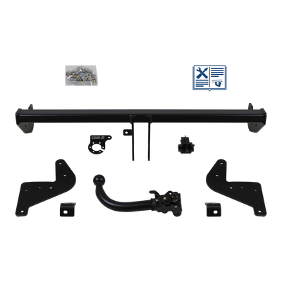 Attelage rotule démontable AUTO-HAK + faisceau TowTec spécifique 7 broches