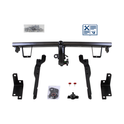 Attelage rotule démontable Westfalia + faisceau TowTec spécifique 7 broches
