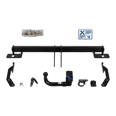 AUTO-HAK Trekhaak afneembaar incl. TowTec elektrische set 7polig universeel