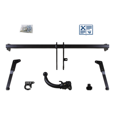 AUTO-HAK Trekhaak afneembaar incl. TowTec elektrische set 7polig specifiek