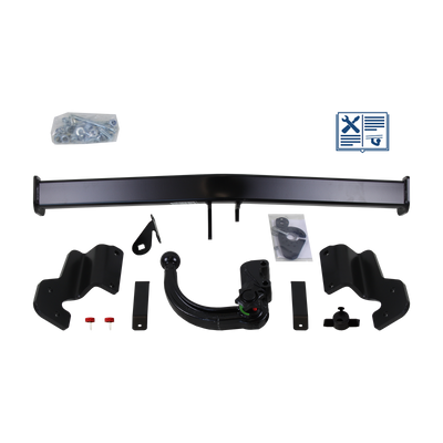 Westfalia Trekhaak afneembaar incl. TowTec elektrische set 7polig specifiek