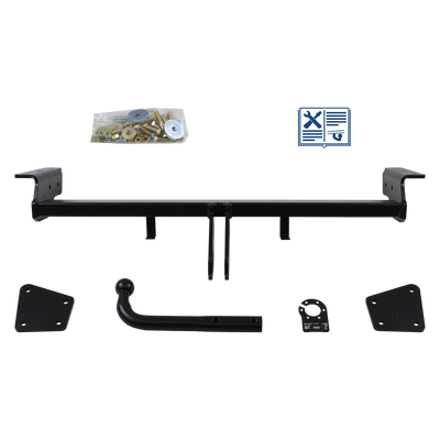 Attelage col de cygne AUTO-HAK + faisceau TowTec universel 7 broches