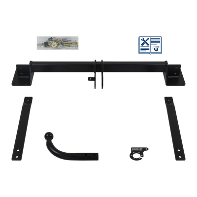 Attelage col de cygne AUTO-HAK + faisceau TowTec universel 7 broches