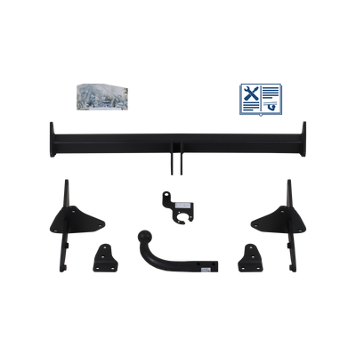 Attelage col de cygne GDW + faisceau TowTec universel 7 broches