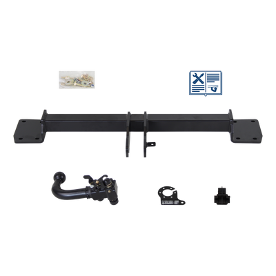 AUTO-HAK Trekhaak afneembaar incl. TowTec elektrische set 7polig specifiek