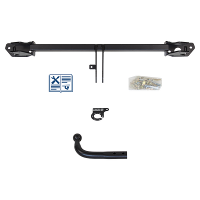 AUTO-HAK Trekhaak stijf incl. TowTec elektrische set 7polig specifiek