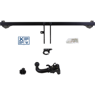 AUTO-HAK Trekhaak afneembaar incl. TowTec elektrische set 7polig specifiek