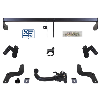 Attelage rotule démontable AUTO-HAK + faisceau TowTec universel 7 broches