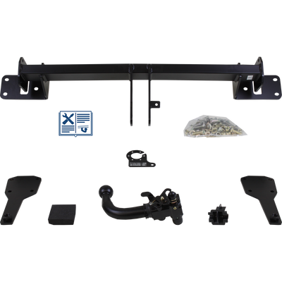 Attelage rotule démontable AUTO-HAK + faisceau TowTec spécifique 7 broches