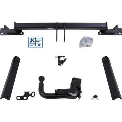 Attelage rotule démontable GDW + faisceau TowTec spécifique 7 broches