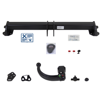 Westfalia Trekhaak afneembaar incl. TowTec elektrische set 7polig specifiek