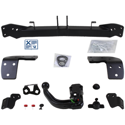 Attelage rotule démontable Westfalia + faisceau TowTec spécifique 7 broches