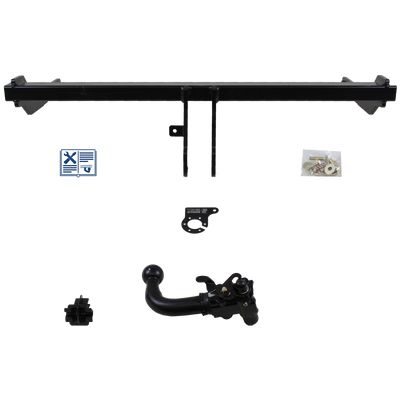 Attelage rotule démontable AUTO-HAK + faisceau TowTec spécifique 7 broches