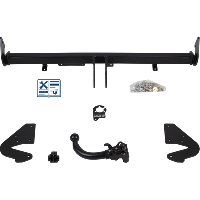 Attelage rotule démontable AUTO-HAK + faisceau TowTec spécifique 7 broches