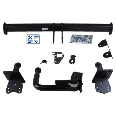 Attelage rotule démontable GDW + faisceau TowTec spécifique 7 broches