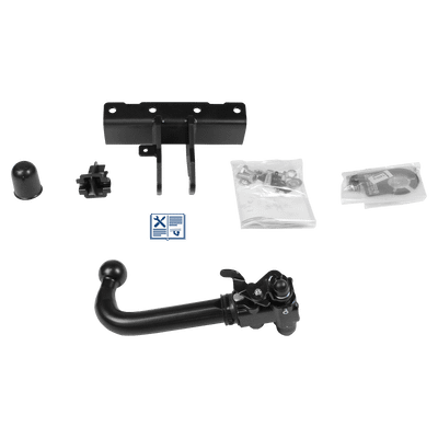 AUTO-HAK Trekhaak afneembaar incl. TowTec elektrische set 7polig specifiek
