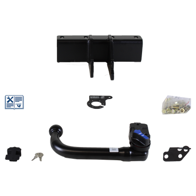 AUTO-HAK Trekhaak afneembaar incl. ECS elektrische set 7polig specifiek